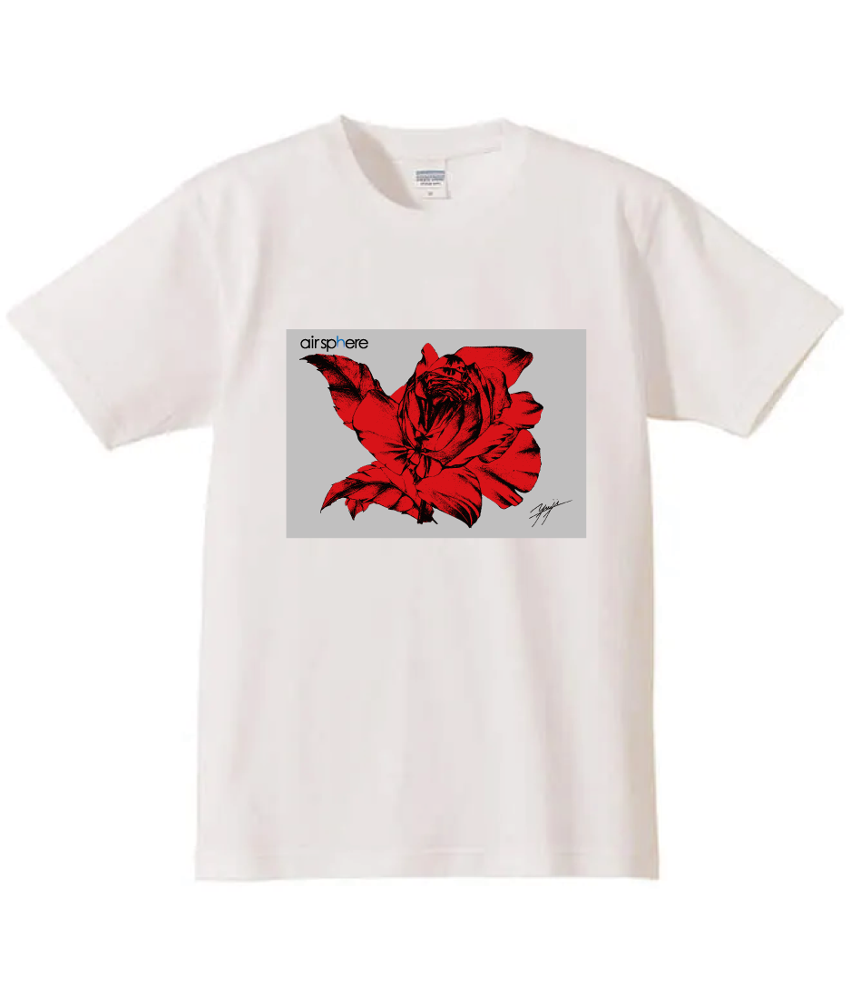 POP ART T-shirt ~ Red Rose
